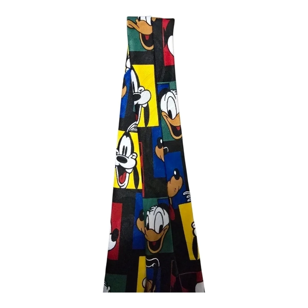 Mickey Unlimited Necktie By Balancine Inc 100% Polyester Classis Cartoon Donald